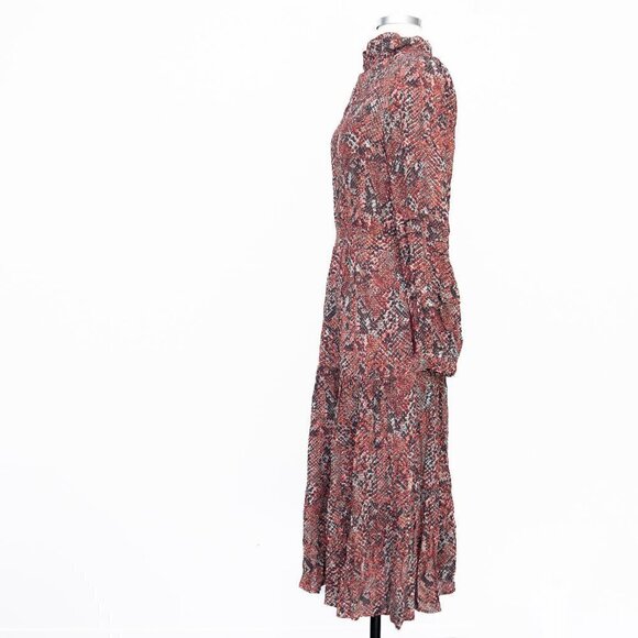 NICHOLAS. Cross Neck Keyhole Eleonor Printed Maxi Dress. - Picture 5 of 16